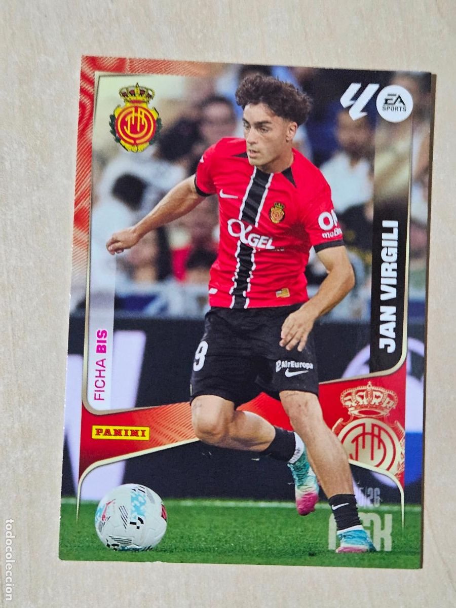 Cromos de f&uacute;tbol: CROMO N&ordm; BIS 252 JAN VIRGILI - MEGACRACKS 2025 26 - FICHA