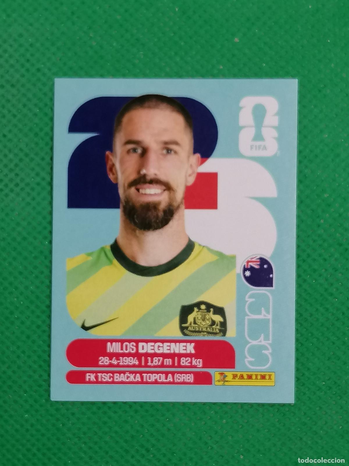 Cromos de f&uacute;tbol: AUS 10 AUS10 MILOS DEGENEK AUSTRALIA ⚽ PANINI FIFA MUNDIAL WORLD CUP 26 2026 STICKER ⚽