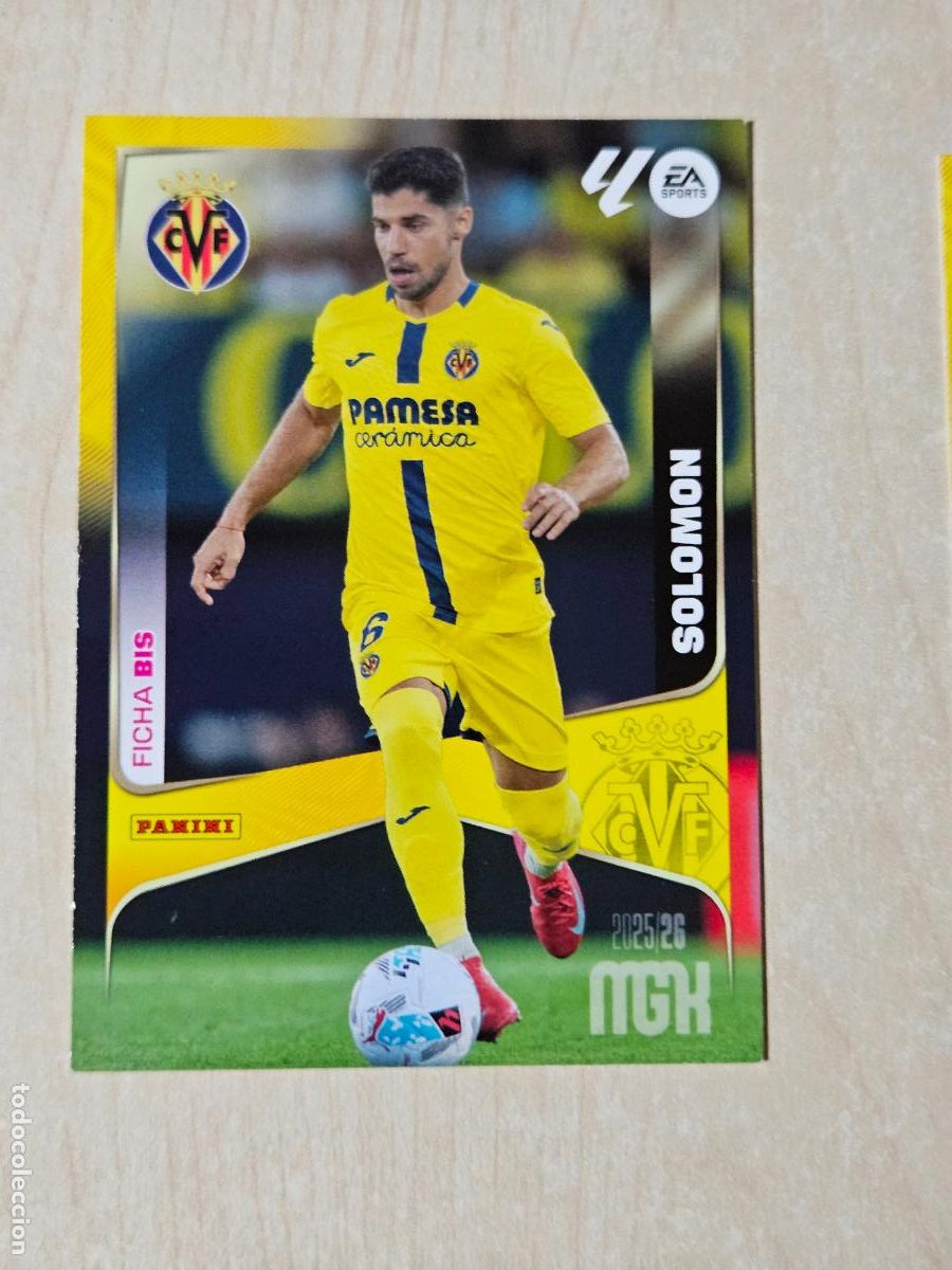 Cromos de f&uacute;tbol: CROMO N&ordm; BIS 374 SOLOMON - MEGACRACKS 2025 26 - FICHA