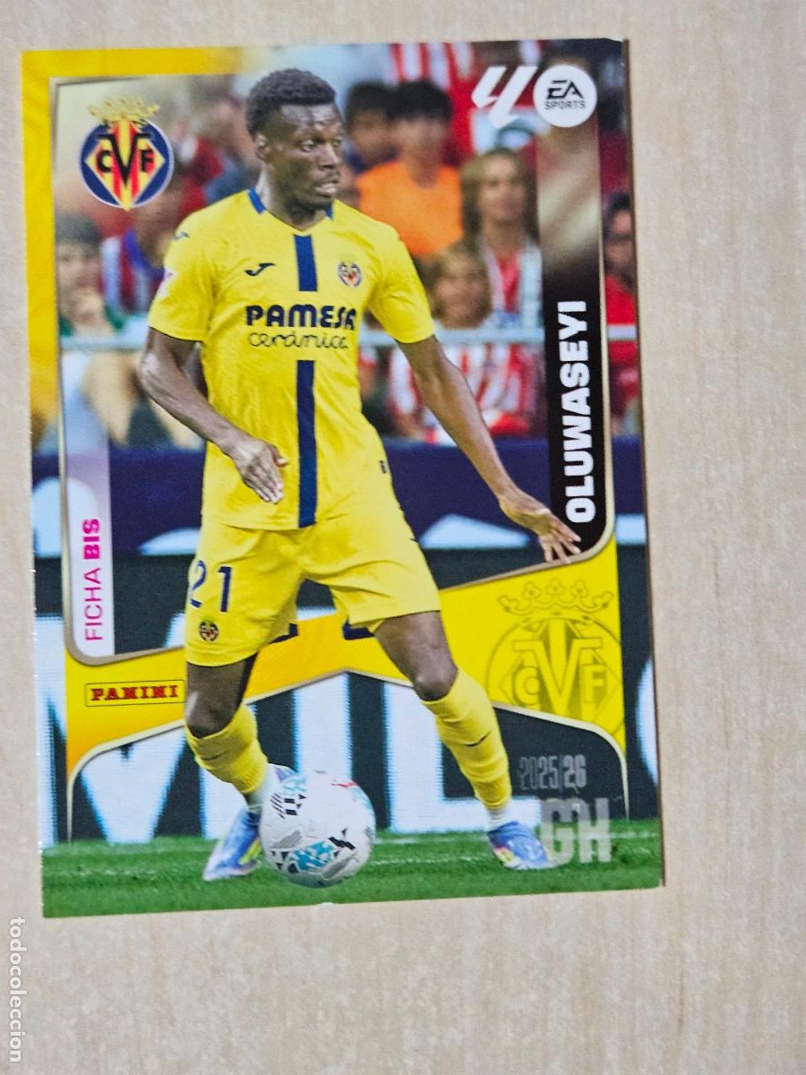 Cromos de f&uacute;tbol: CROMO N&ordm; BIS 377 OLUWASEYI - MEGACRACKS 2025 26 - FICHA
