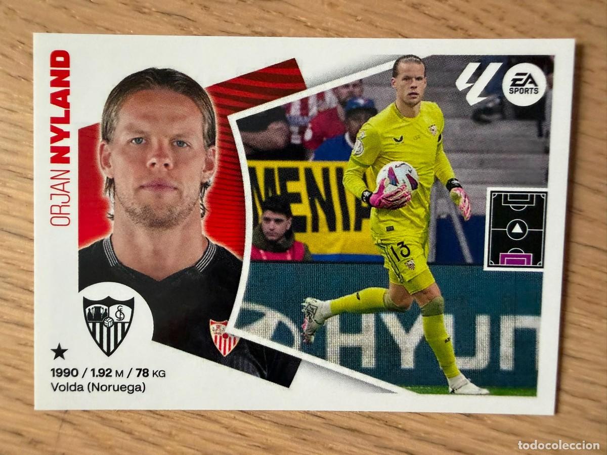 Cromos de f&uacute;tbol: 3 NYLAND SEVILLA 24 25 2024 2025 LIGA EA SPORTS COLECCIONES ESTE SIN PEGAR STICKER