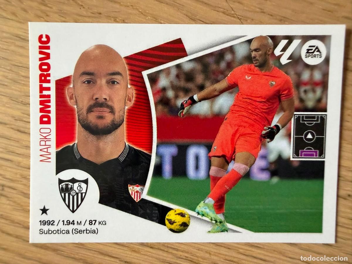 Fu&szlig;ball-Sticker: 4 DMITROVIC SEVILLA 24 25 2024 2025 LIGA EA SPORTS COLECCIONES ESTE SIN PEGAR STICKER