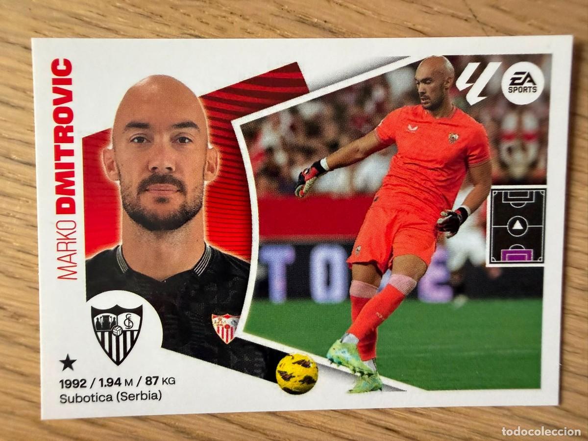 Fu&szlig;ball-Sticker: 4 DMITROVIC SEVILLA 24 25 2024 2025 LIGA EA SPORTS COLECCIONES ESTE SIN PEGAR STICKER