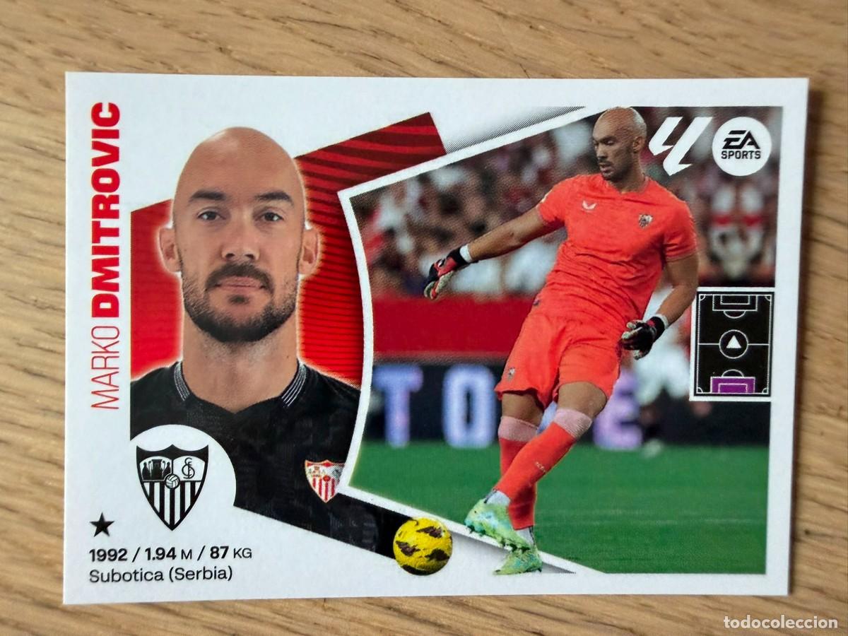 Cartes &agrave; collectionner de Football: 4 DMITROVIC SEVILLA 24 25 2024 2025 LIGA EA SPORTS COLECCIONES ESTE SIN PEGAR STICKER