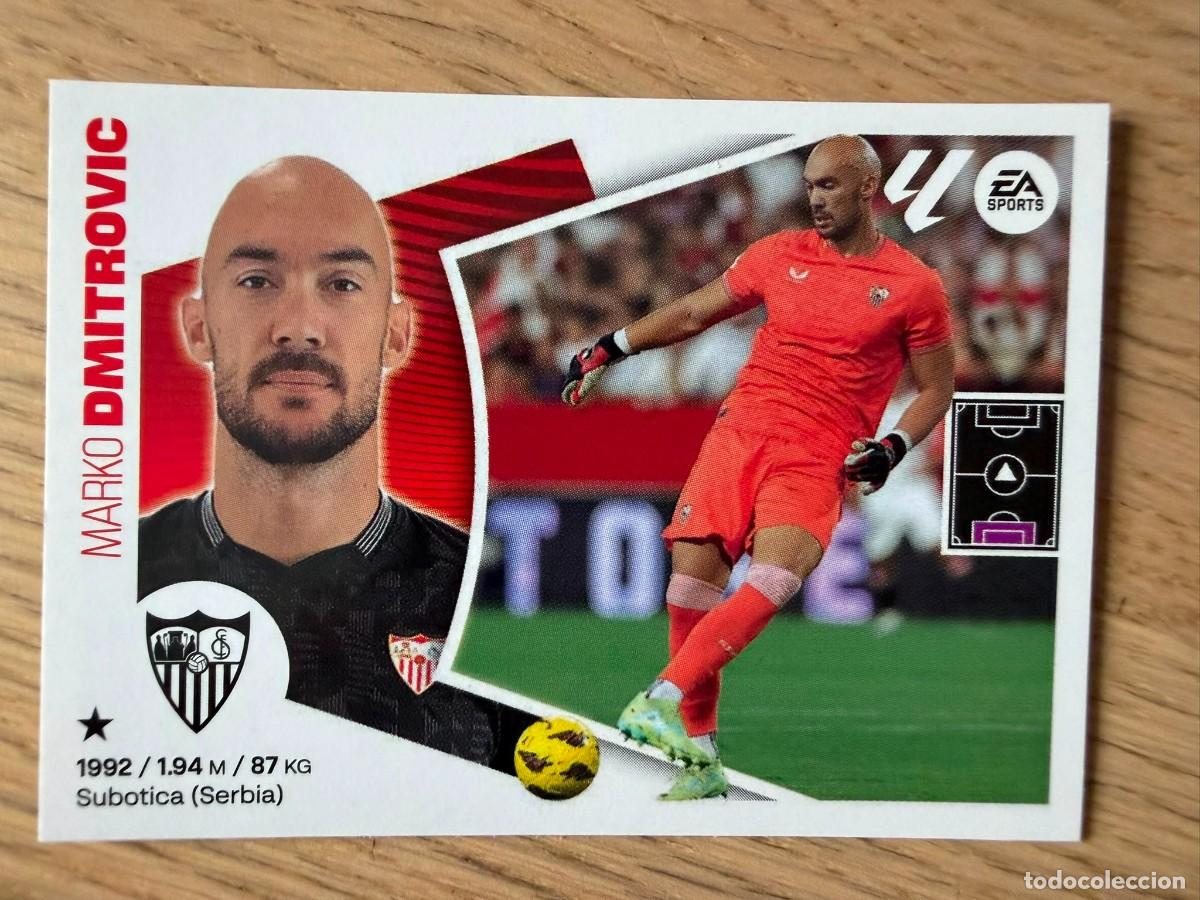 Cartes &agrave; collectionner de Football: 4 DMITROVIC SEVILLA 24 25 2024 2025 LIGA EA SPORTS COLECCIONES ESTE SIN PEGAR STICKER