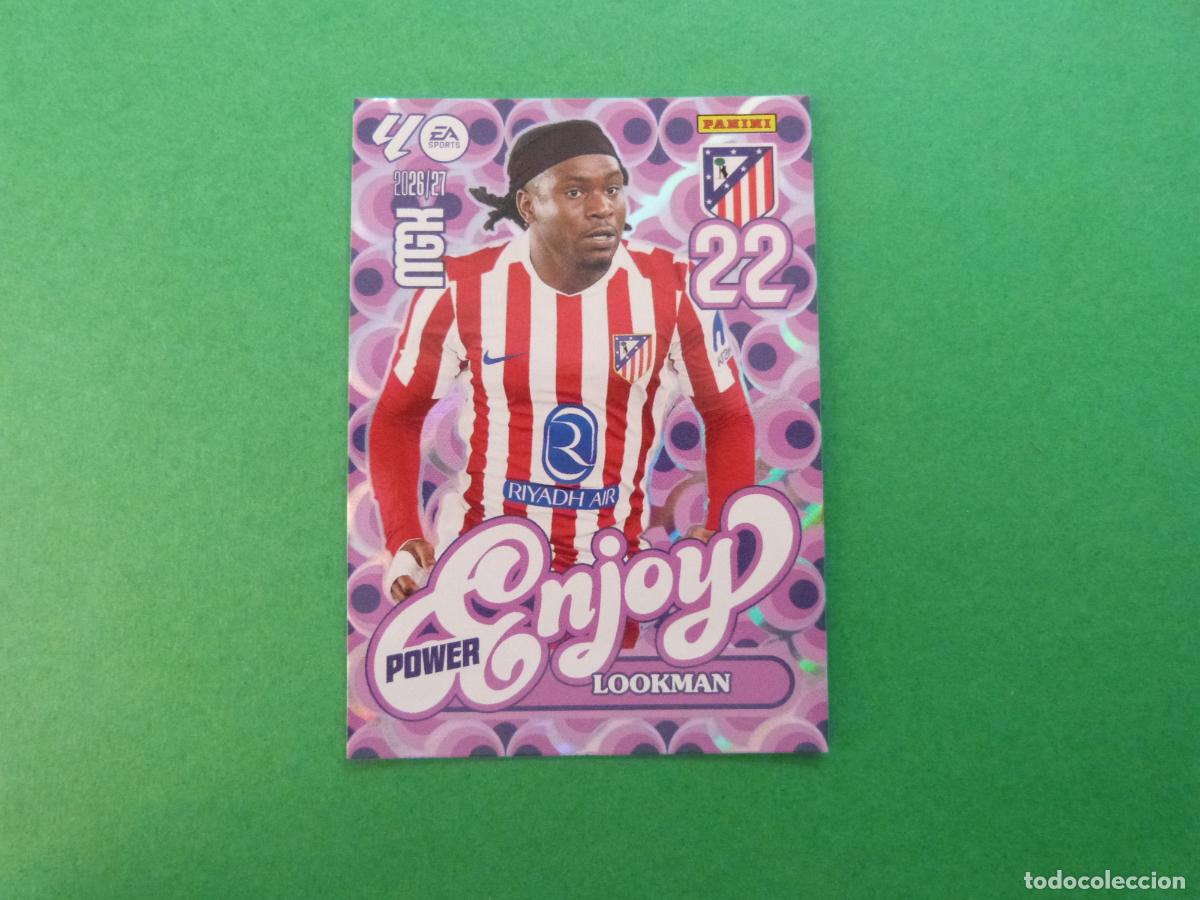 Cromos de f&uacute;tbol: TRADING CARD FUTBOL LOOKMAN ATLETICO DE MADRID N&ordm; 385 P LIGA MEGACRACKS 2026-2027/26-27 PANINI