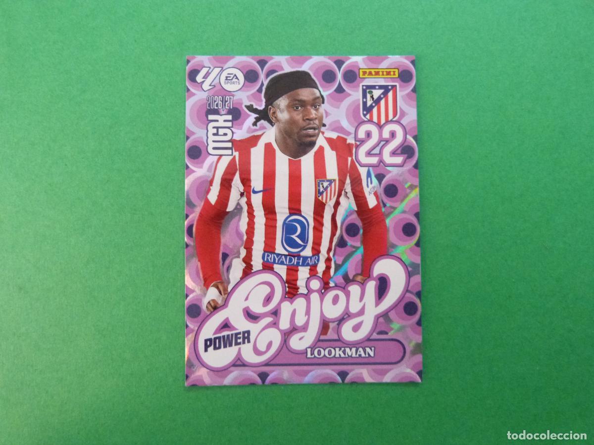 Cromos de f&uacute;tbol: TRADING CARD FUTBOL LOOKMAN ATLETICO DE MADRID N&ordm; 385 P LIGA MEGACRACKS 2026-2027/26-27 PANINI