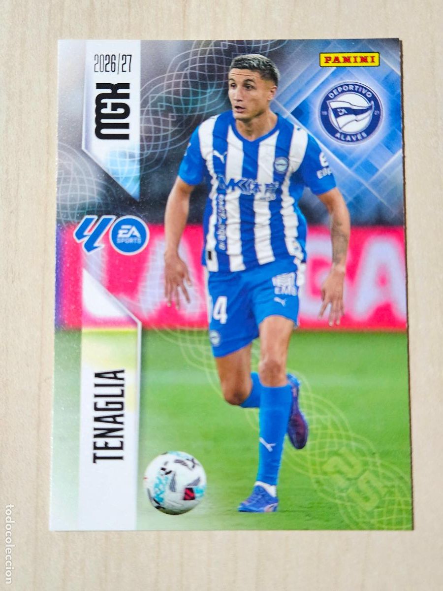 Fu&szlig;ball-Sticker: CROMO N&ordm; 23 TENAGLIA - MEGACRACKS 2026 27 - ALAVES