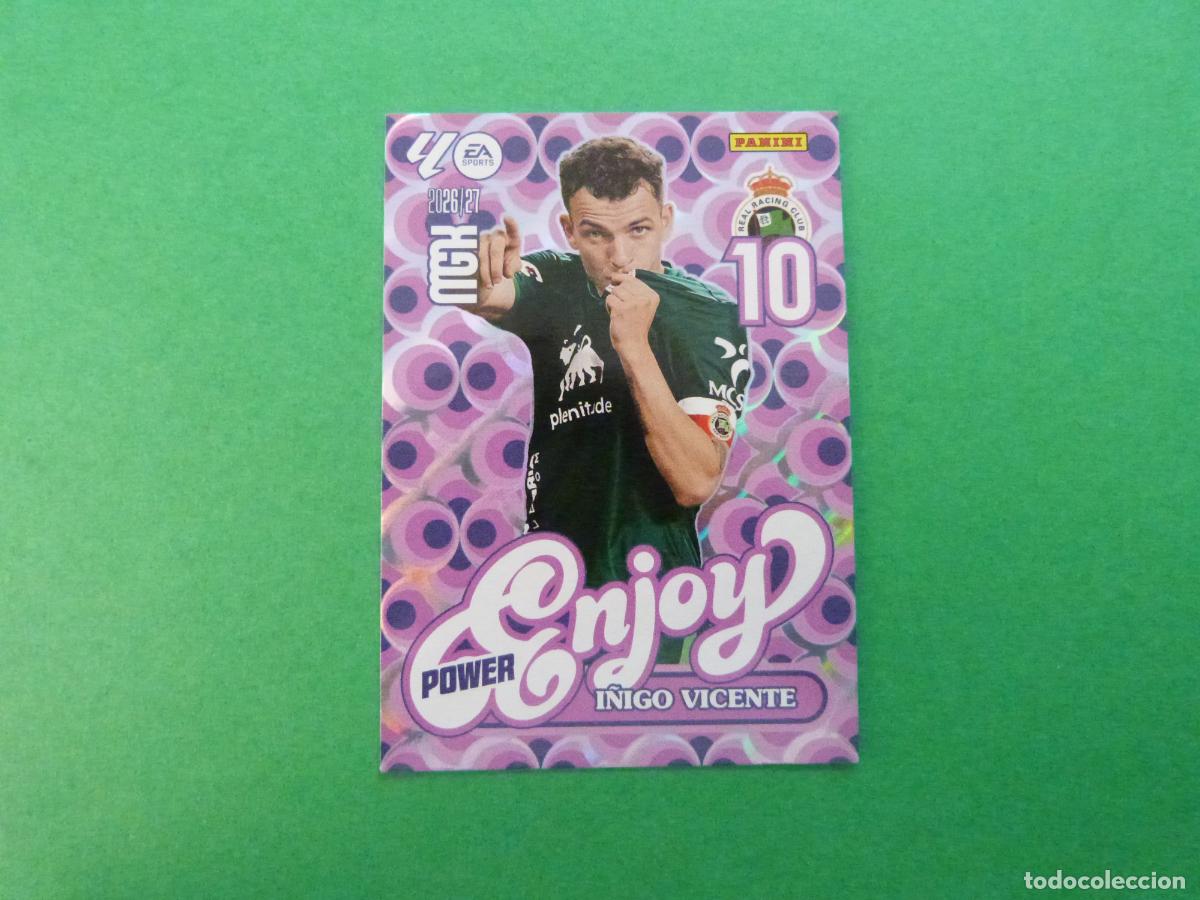 Fu&szlig;ball-Sticker: TRADING CARD FUTBOL I&Ntilde;IGO VICENTE RACING DE SANTANDER N 383 P LIGA MEGACRACKS 2026-2027/26-27 PANINI