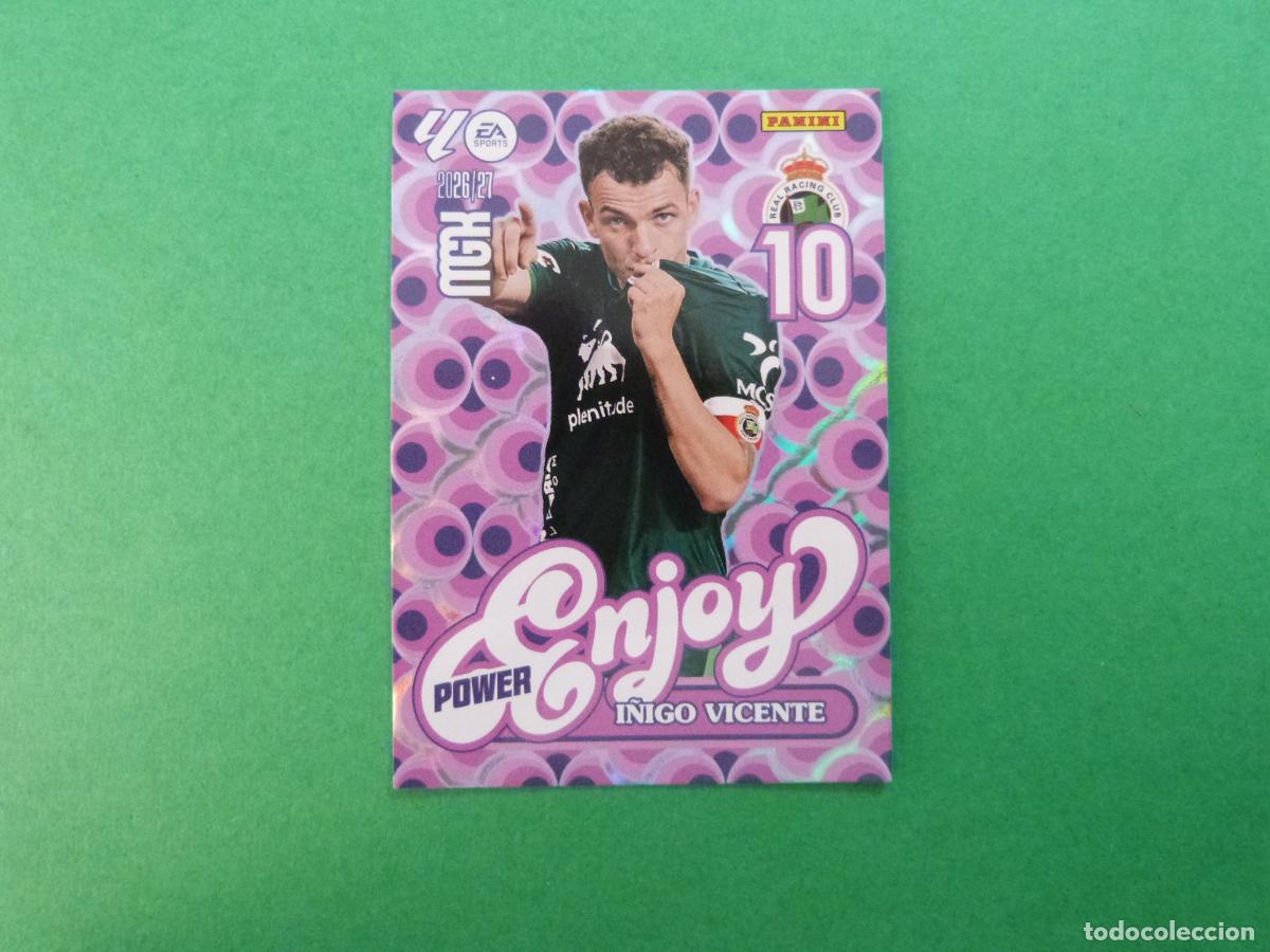 Fu&szlig;ball-Sticker: TRADING CARD FUTBOL I&Ntilde;IGO VICENTE RACING DE SANTANDER N 383 P LIGA MEGACRACKS 2026-2027/26-27 PANINI