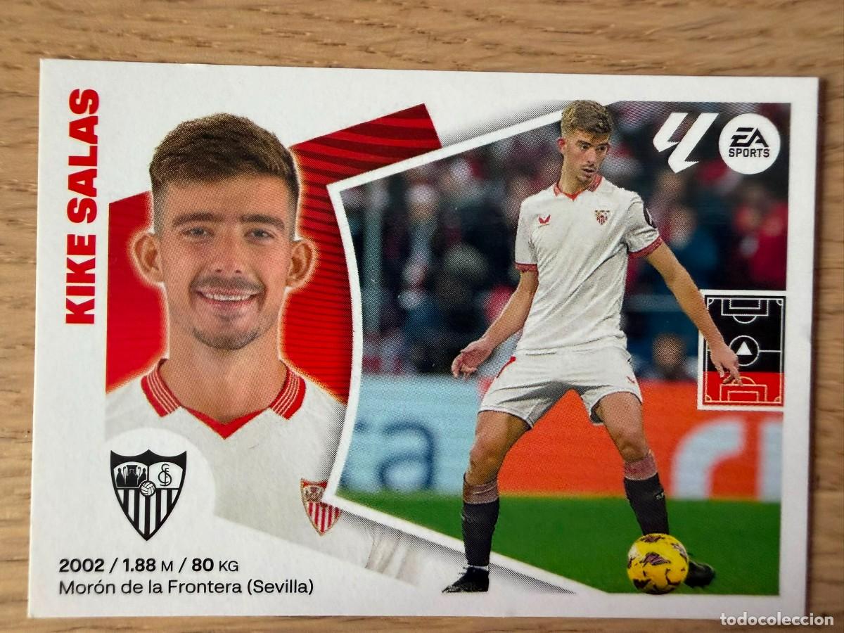 Fu&szlig;ball-Sticker: 10 KIKE SALAS SEVILLA 24 25 2024 2025 LIGA EA SPORTS COLECCIONES ESTE SIN PEGAR STICKER