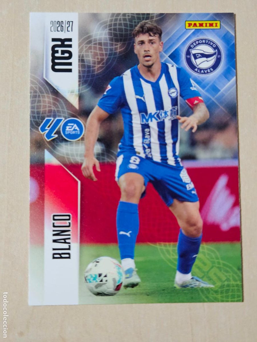 Cromos de Futebol: CROMO N&ordm; 28 BLANCO - MEGACRACKS 2026 27 - ALAVES