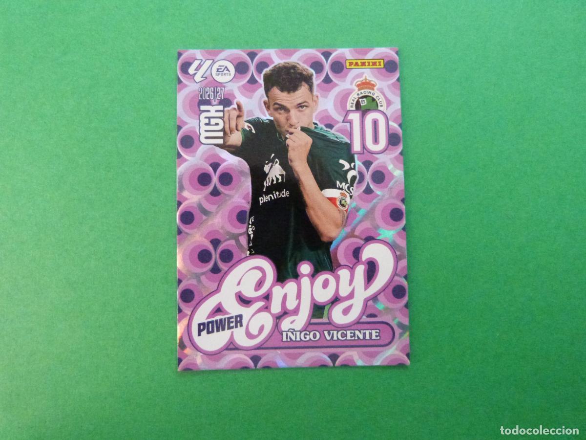 Football Stickers: TRADING CARD FUTBOL I&Ntilde;IGO VICENTE RACING DE SANTANDER N 383 P LIGA MEGACRACKS 2026-2027/26-27 PANINI