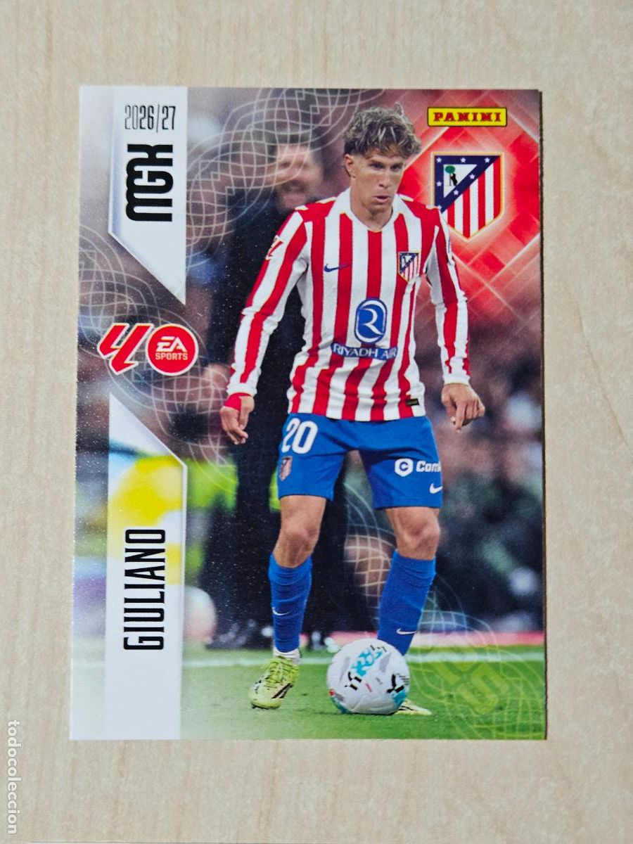 Football Stickers: CROMO N&ordm; 69 GIULIANO - MEGACRACKS 2026 27 - ATLETICO DE MADRID
