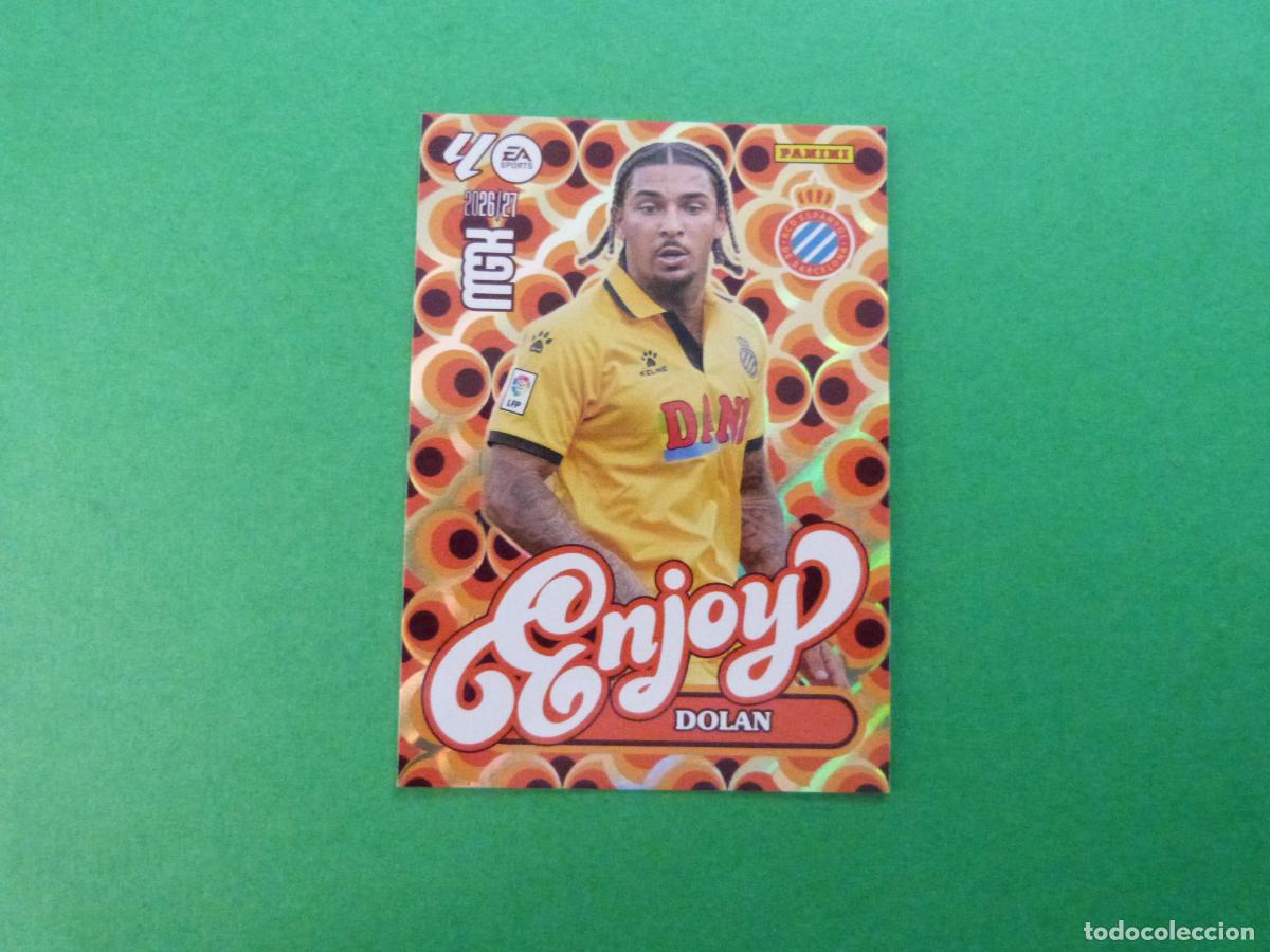 Football Stickers: TRADING CARD FUTBOL DOLAN R.C.D. ESPA&Ntilde;OL-ESPANYOL N&ordm; 382 LIGA MEGACRACKS 2026-2027/26-27 PANINI