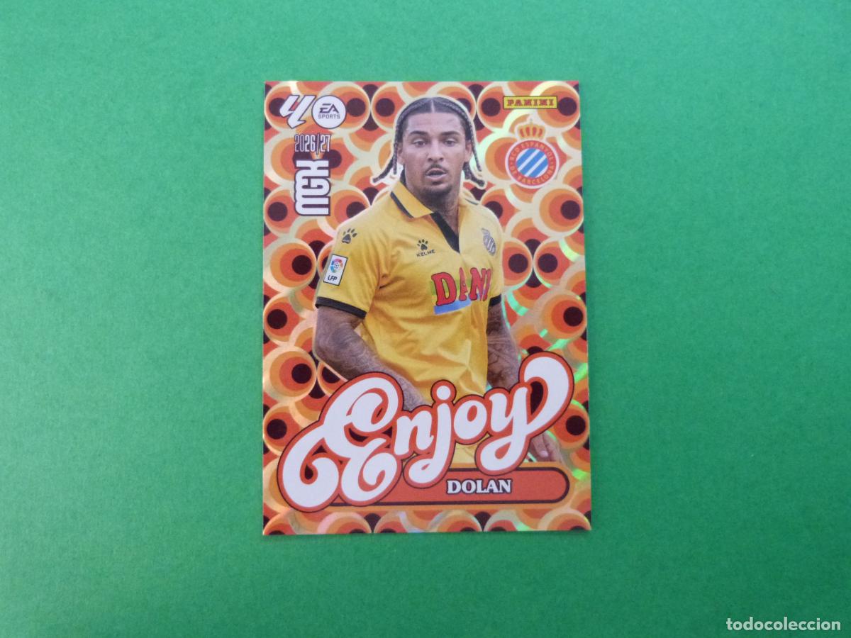 Football Stickers: TRADING CARD FUTBOL DOLAN R.C.D. ESPA&Ntilde;OL-ESPANYOL N&ordm; 382 LIGA MEGACRACKS 2026-2027/26-27 PANINI