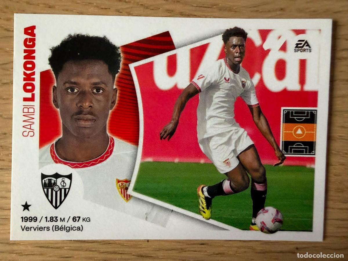 Football Stickers: 13 LOKONGA SEVILLA 24 25 2024 2025 LIGA EA SPORTS COLECCIONES ESTE SIN PEGAR STICKER