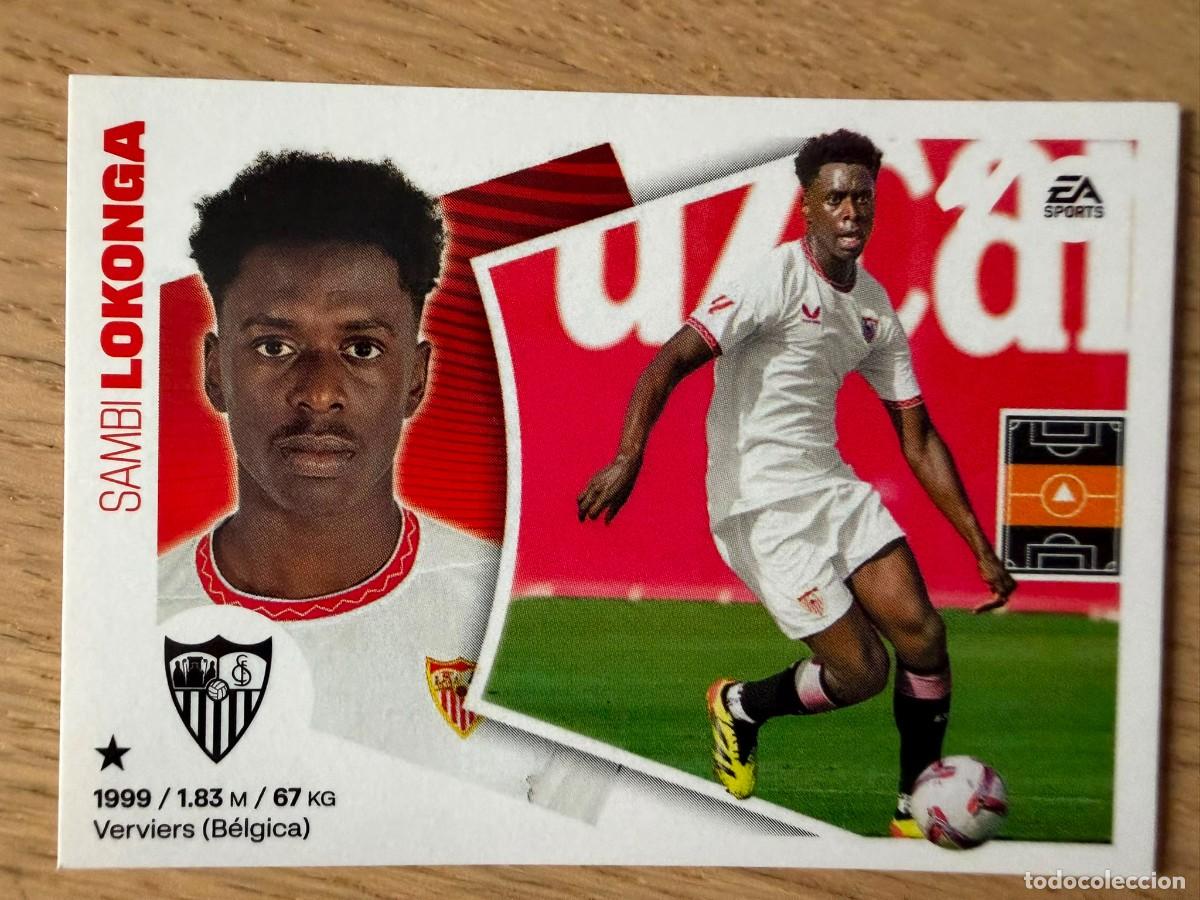 Football Stickers: 13 LOKONGA SEVILLA 24 25 2024 2025 LIGA EA SPORTS COLECCIONES ESTE SIN PEGAR STICKER