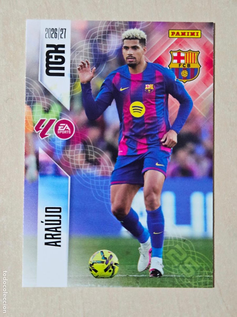 Football Stickers: CROMO N&ordm; 80 ARAUJO - MEGACRACKS 2026 27 - BARCELONA