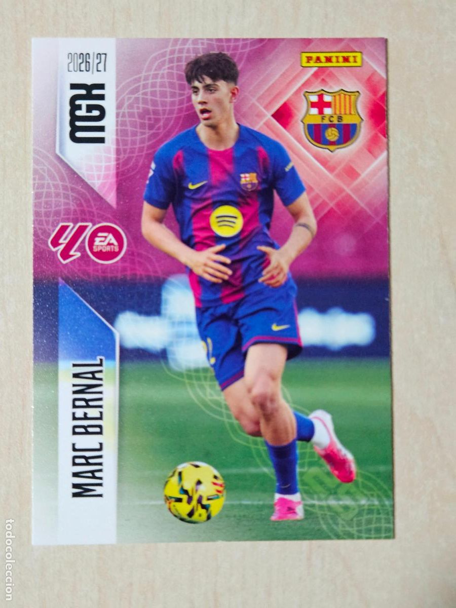 Football Stickers: CROMO N&ordm; 83 BERNAL - MEGACRACKS 2026 27 - BARCELONA
