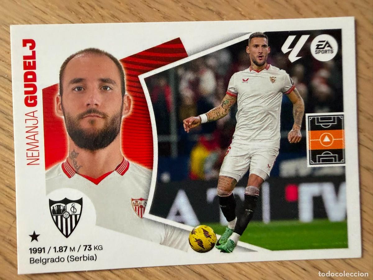 Cromos de f&uacute;tbol: 14 GUDELJ SEVILLA 24 25 2024 2025 LIGA EA SPORTS COLECCIONES ESTE SIN PEGAR STICKER