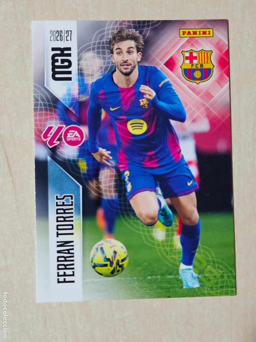 Cromos de f&uacute;tbol: CROMO N&ordm; 90 FERRAN TORRES - MEGACRACKS 2026 27 - BARCELONA