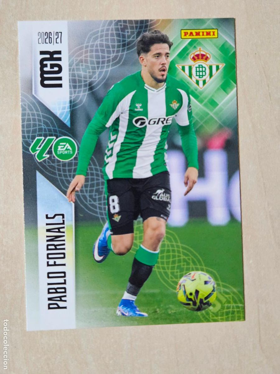 Cromos de f&uacute;tbol: CROMO N&ordm; 102 PABLO FORNALS - MEGACRACKS 2026 27 - REAL BETIS
