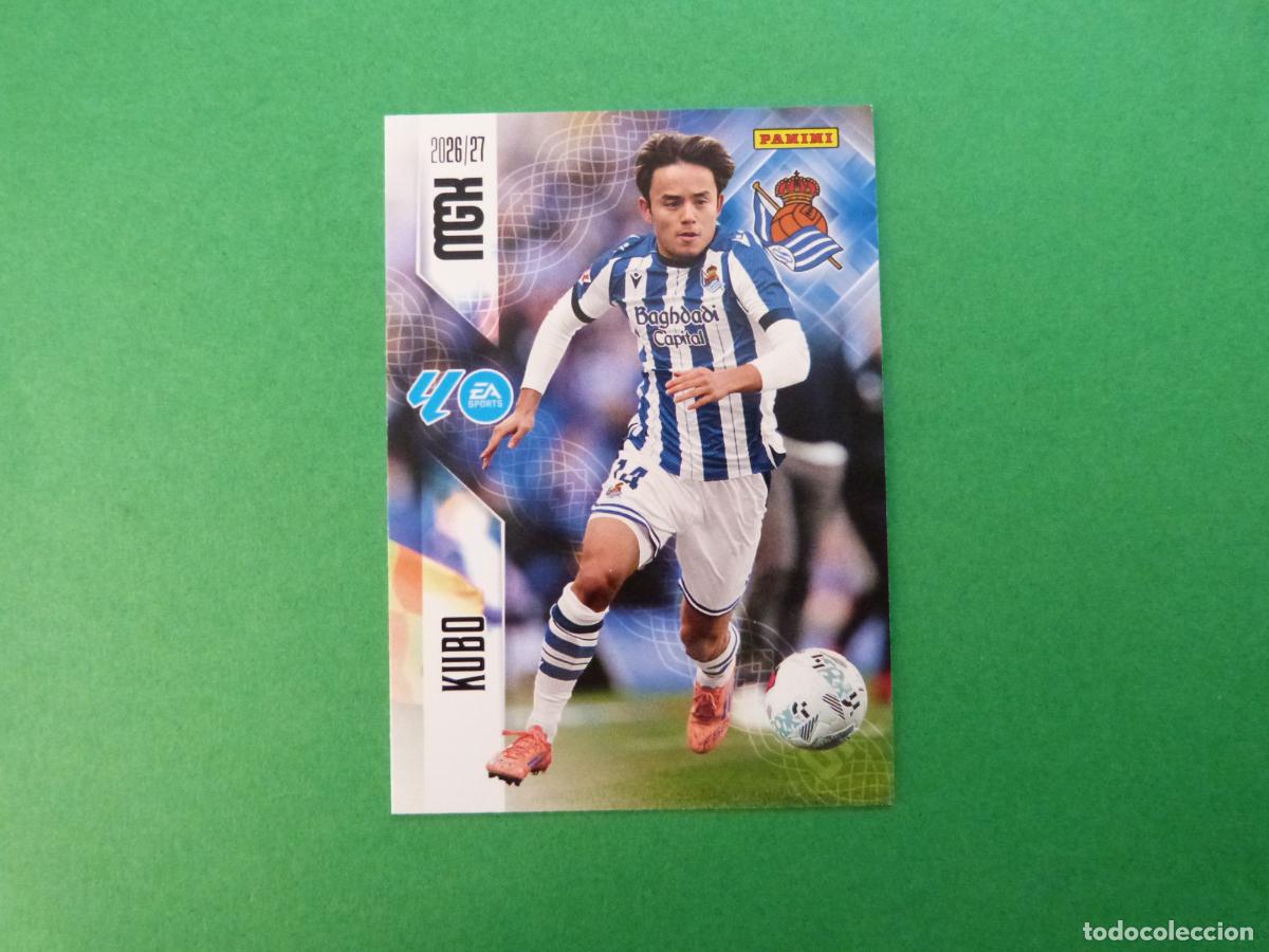 Cromos de f&uacute;tbol: TRADING CARD FUTBOL KUBO REAL SOCIEDAD N&ordm; 323 LIGA MEGACRACKS 2026-2027/26-27 PANINI