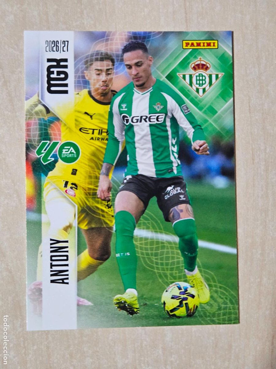 Cromos de f&uacute;tbol: CROMO N&ordm; 106 ANTONY - MEGACRACKS 2026 27 - REAL BETIS