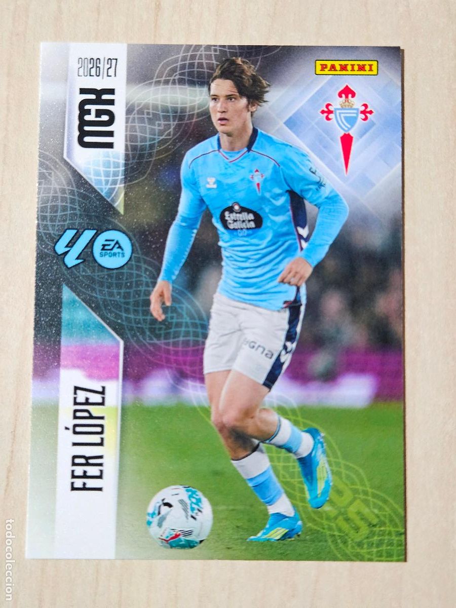 Cromos de f&uacute;tbol: CROMO N&ordm; 121 FER LOPEZ - MEGACRACKS 2026 27 - REAL CELTA