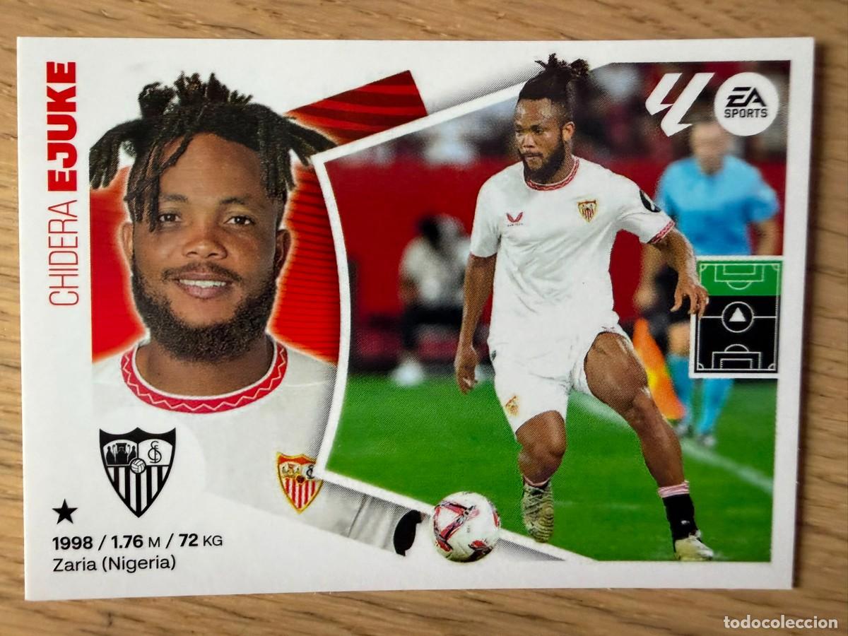 Cromos de f&uacute;tbol: 16 EJUKE SEVILLA 24 25 2024 2025 LIGA EA SPORTS COLECCIONES ESTE SIN PEGAR STICKER