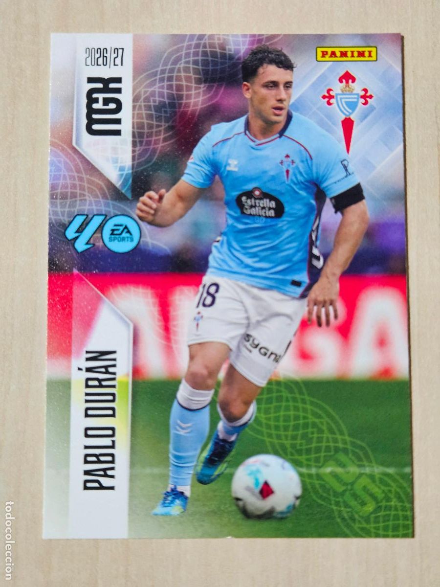 Cromos de f&uacute;tbol: CROMO N&ordm; 123 PABLO DURAN - MEGACRACKS 2026 27 - REAL CELTA