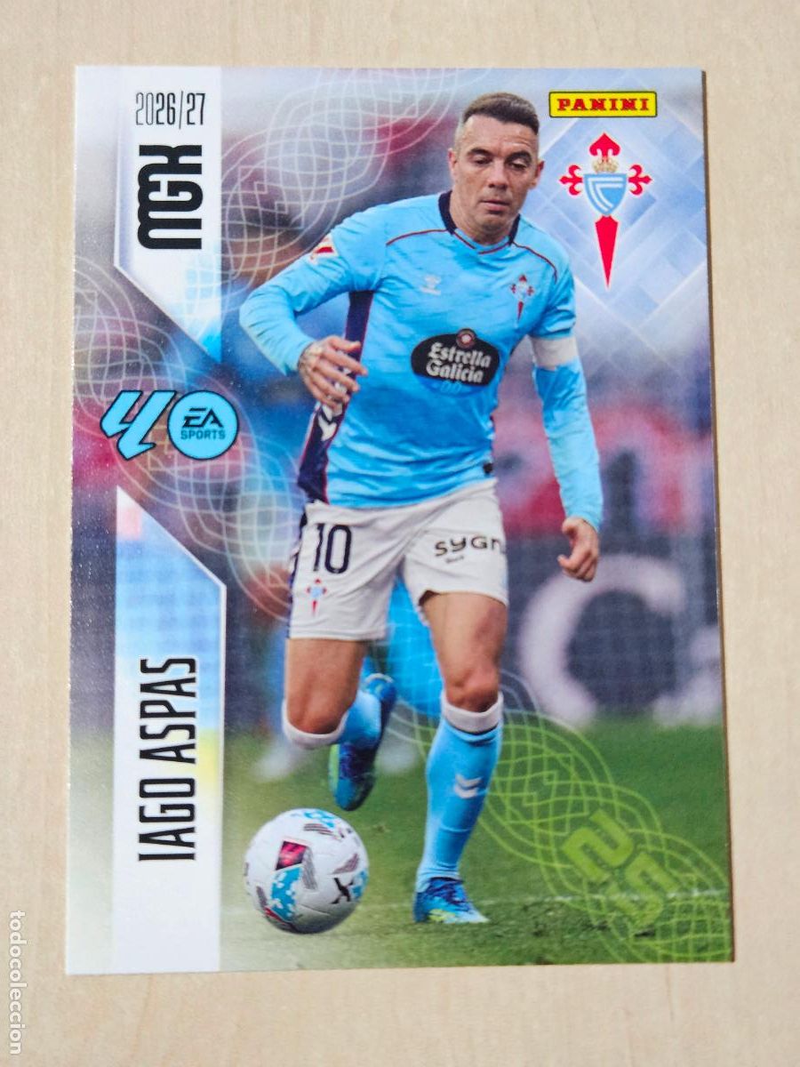 Cromos de f&uacute;tbol: CROMO N&ordm; 124 IAGO ASPAS - MEGACRACKS 2026 27 - REAL CELTA