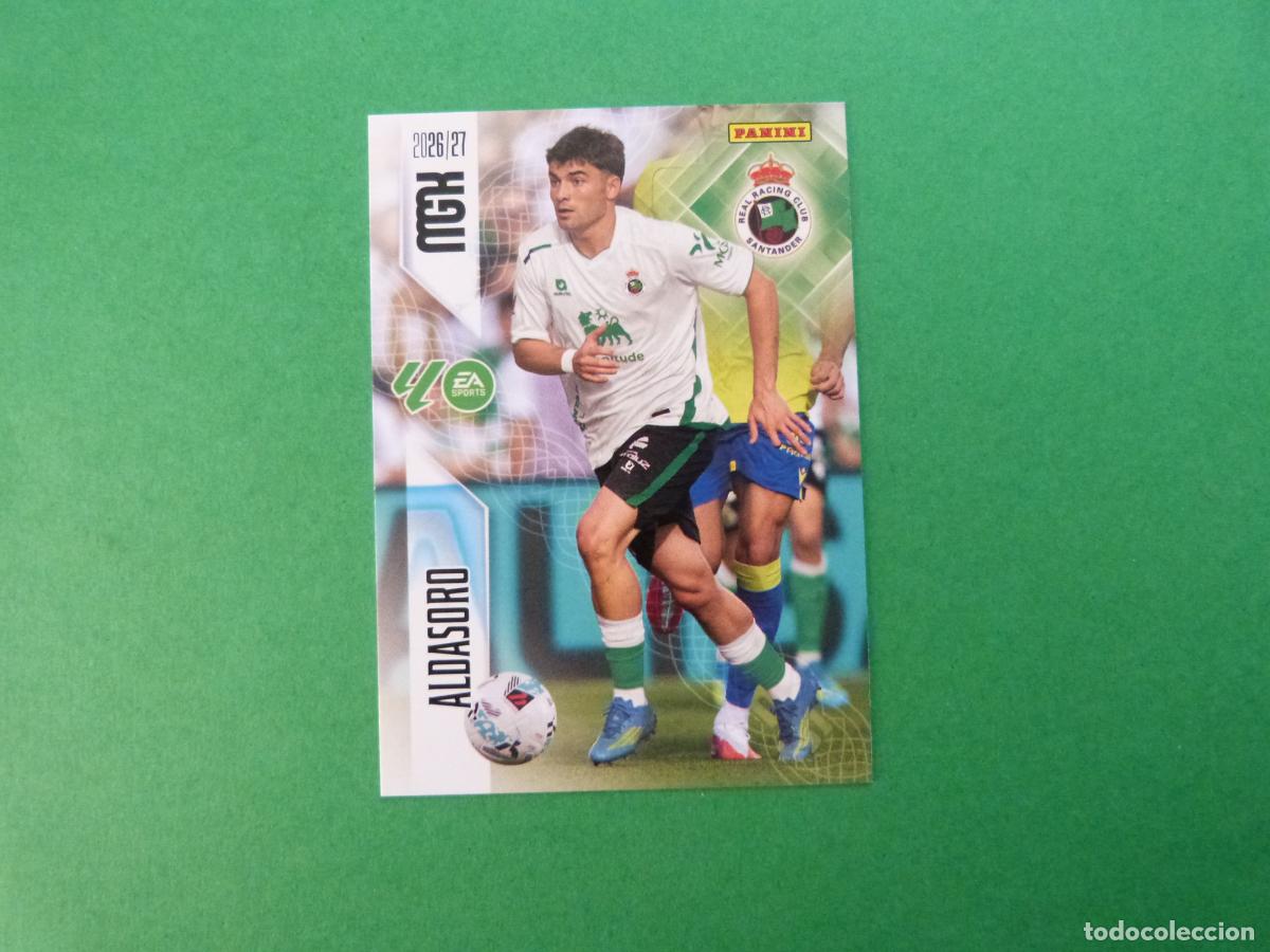 Cromos de Futebol: TRADING CARD FUTBOL ALDASORO RACING DE SANTANDER N&ordm; 283 LIGA MEGACRACKS 2026-2027/26-27 PANINI