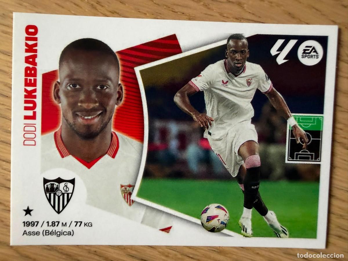 Cromos de f&uacute;tbol: 19 LUKEBAKIO SEVILLA 24 25 2024 2025 LIGA EA SPORTS COLECCIONES ESTE SIN PEGAR STICKER
