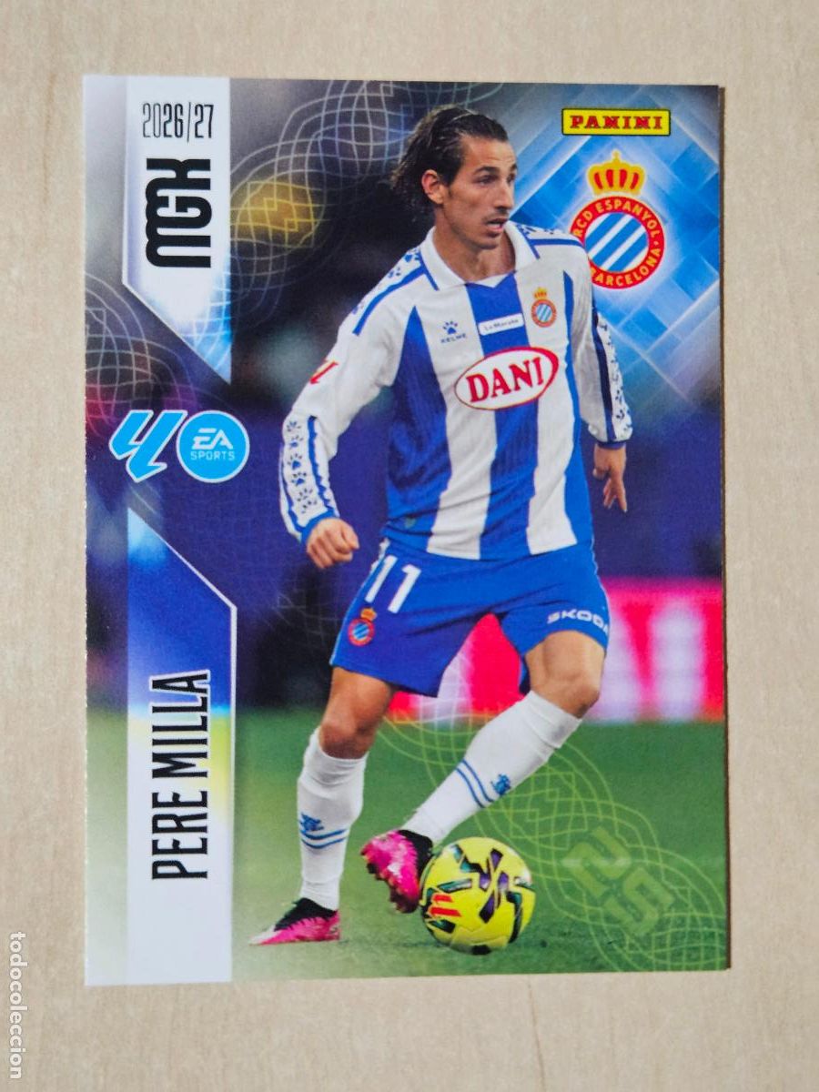 Cromos de f&uacute;tbol: CROMO N&ordm; 180 PERE MILLA - MEGACRACKS 2026 27 - ESPANYOL