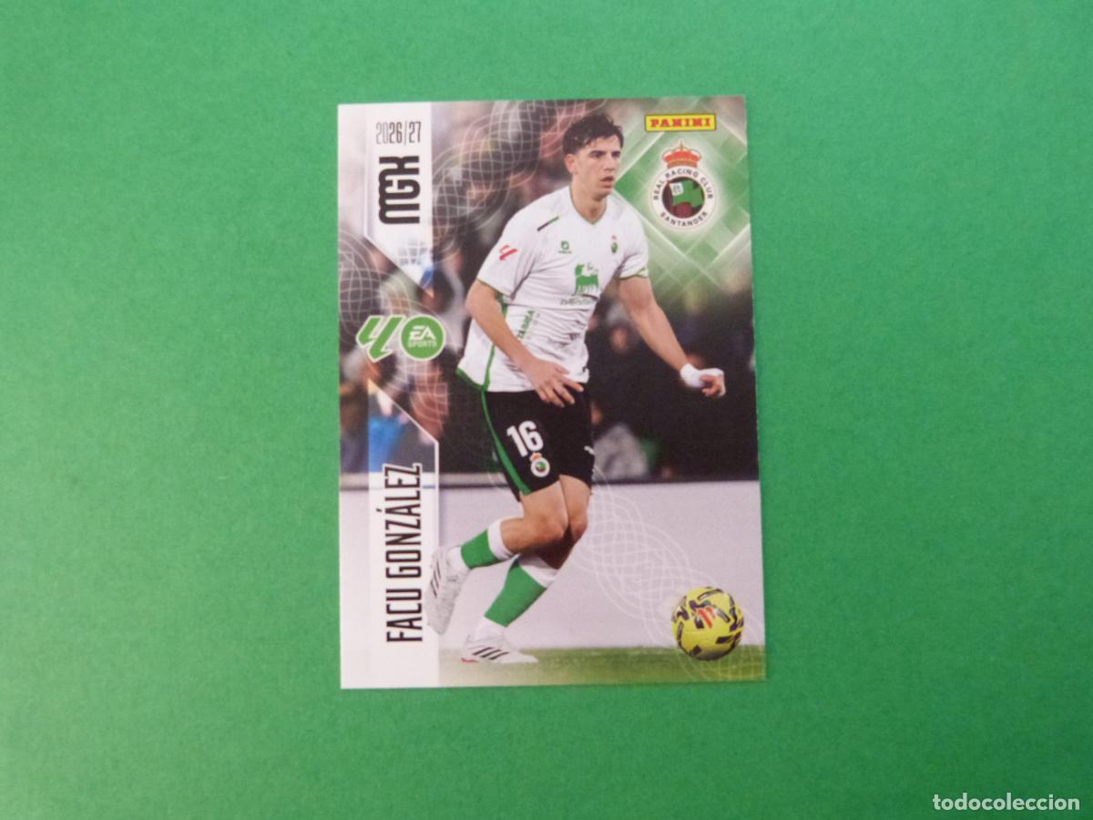 Cromos de f&uacute;tbol: TRADING CARD FUTBOL FACU GONZALEZ PUERTA RACING DE SANTANDER N&ordm; 276 LIGA MEGACRACKS 2026-2027/26-27