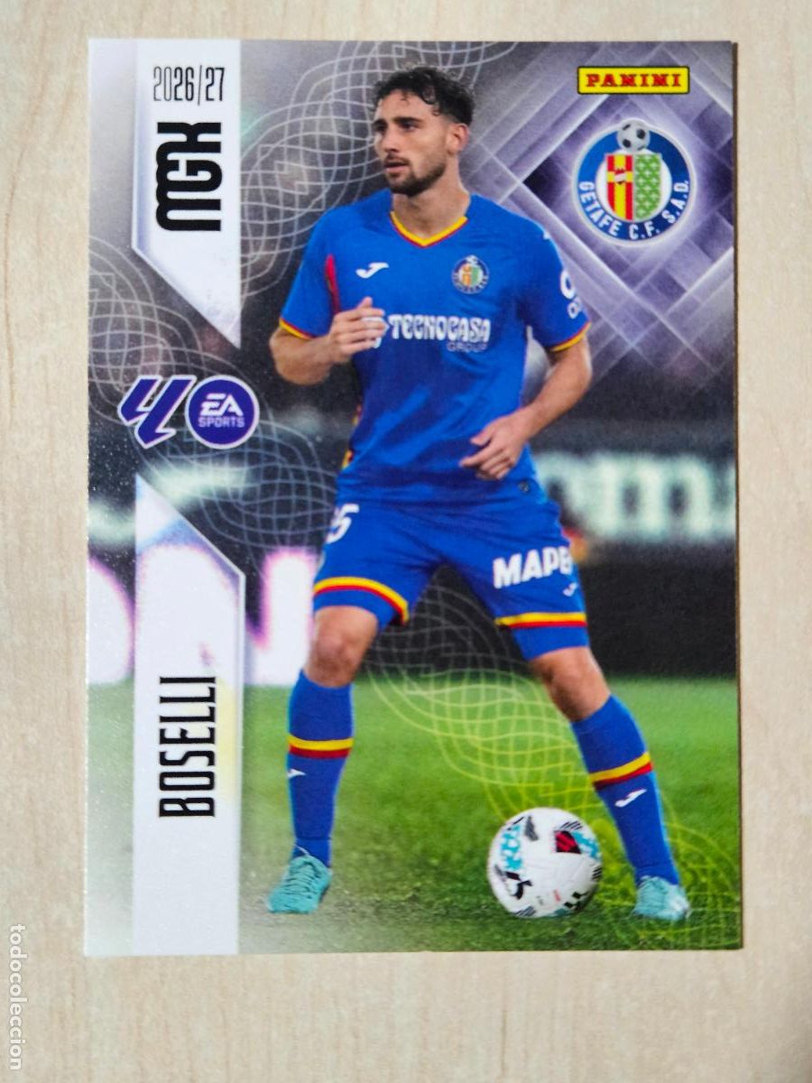 Cromos de f&uacute;tbol: CROMO N&ordm; 186 BOSELLI - MEGACRACKS 2026 27 - GETAFE