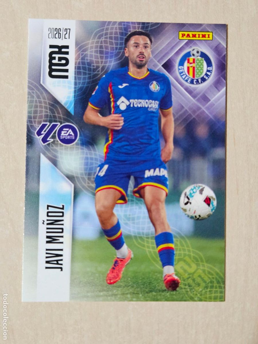 Cromos de f&uacute;tbol: CROMO N&ordm; 191 JAVI MU&Ntilde;OZ - MEGACRACKS 2026 27 - GETAFE