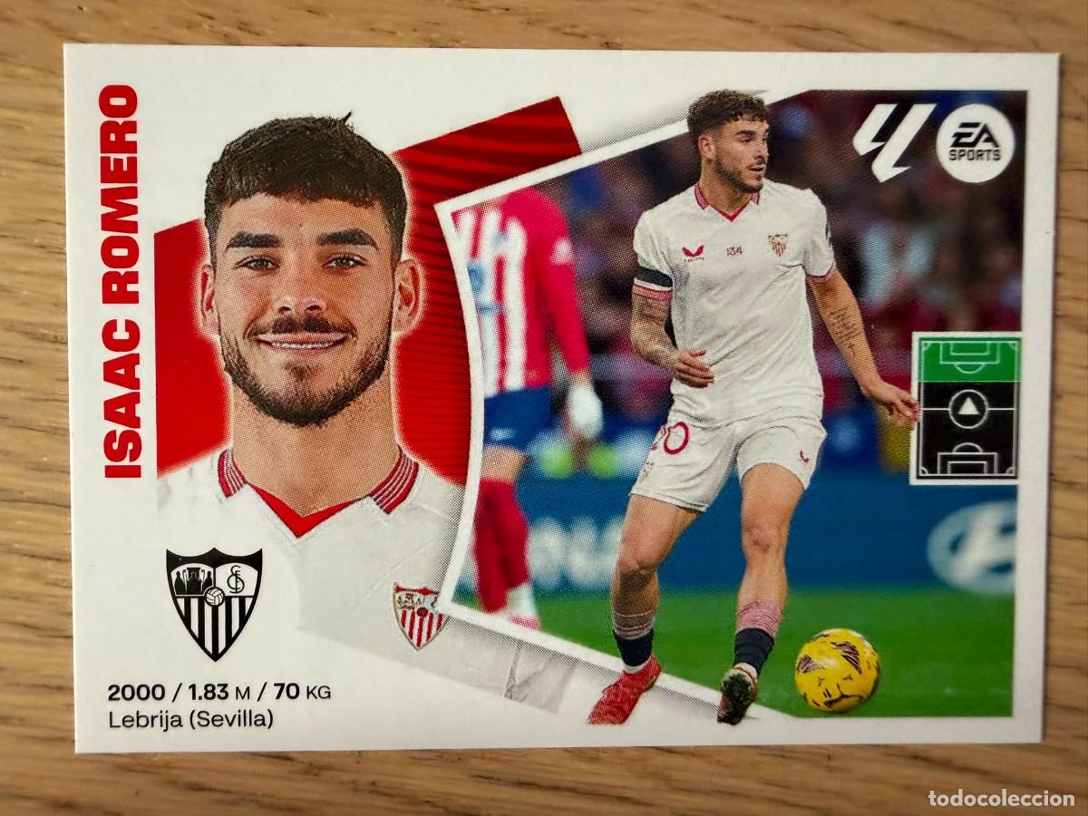 Cromos de f&uacute;tbol: 20 ISAAC ROMERO SEVILLA 24 25 2024 2025 LIGA EA SPORTS COLECCIONES ESTE SIN PEGAR STICKER