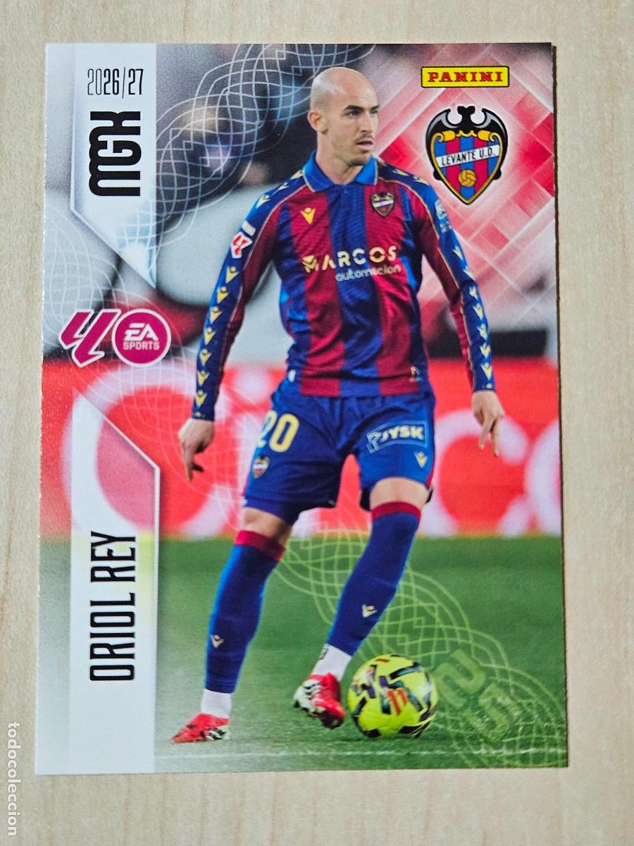Cromos de f&uacute;tbol: CROMO N&ordm; 207 ORIOL REY - MEGACRACKS 2026 27 - LEVANTE