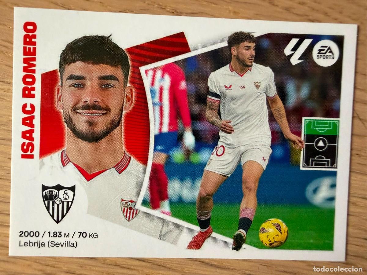 Cromos de f&uacute;tbol: 20 ISAAC ROMERO SEVILLA 24 25 2024 2025 LIGA EA SPORTS COLECCIONES ESTE SIN PEGAR STICKER