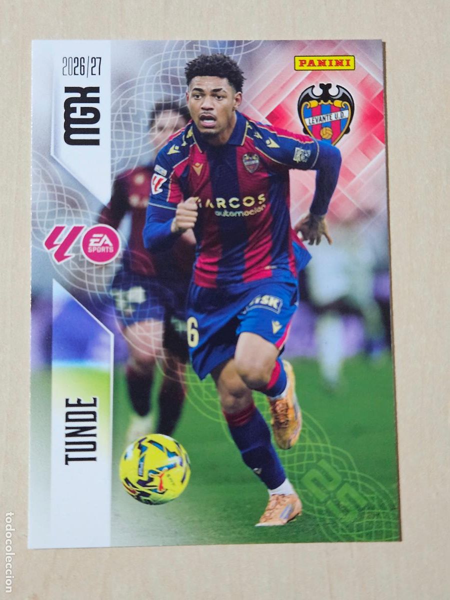 Cromos de f&uacute;tbol: CROMO N&ordm; 212 TUNDE - MEGACRACKS 2026 27 - LEVANTE