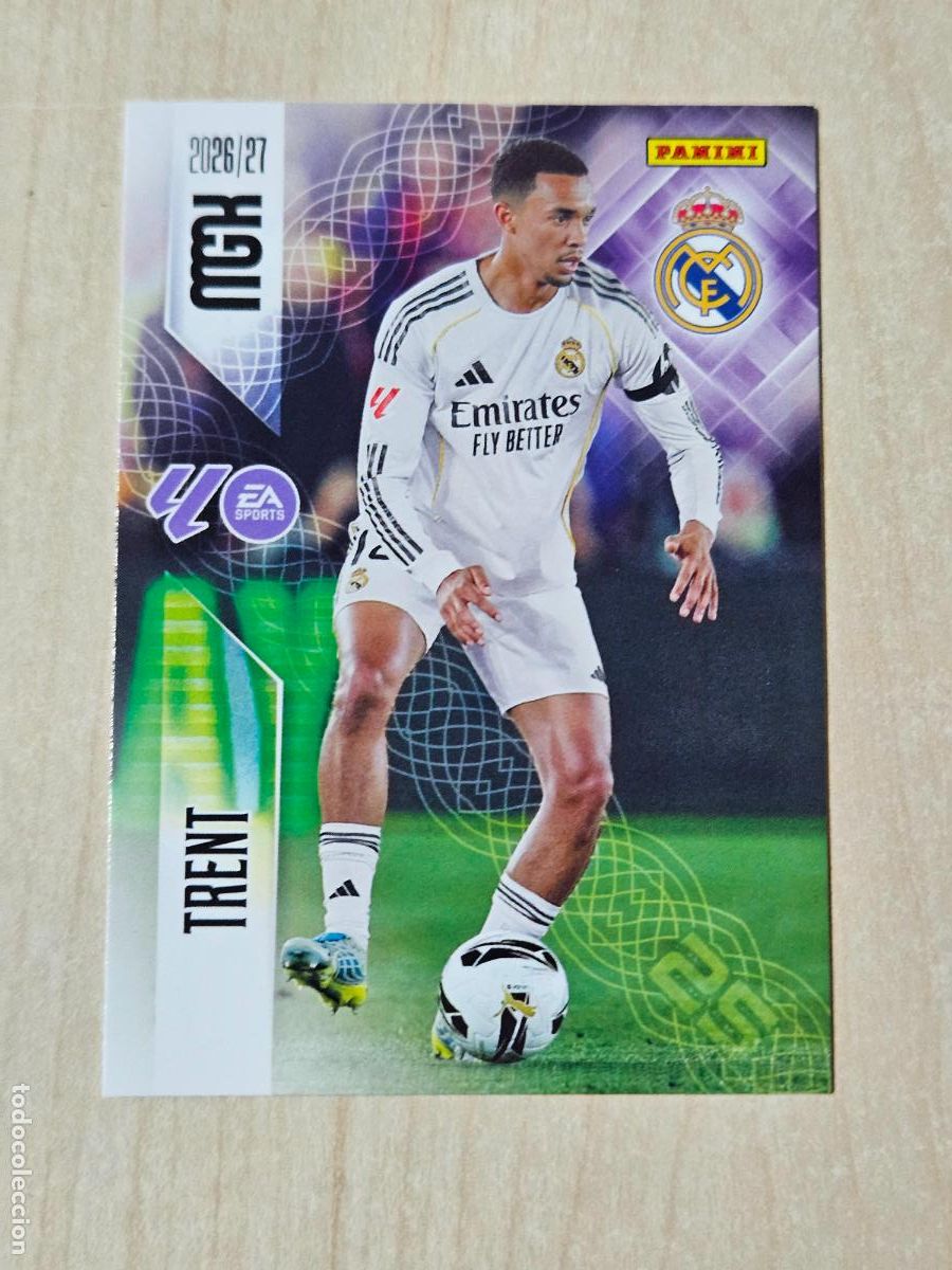 Cromos de f&uacute;tbol: CROMO N&ordm; 220 TRENT - MEGACRACKS 2026 27 - REAL MADRID