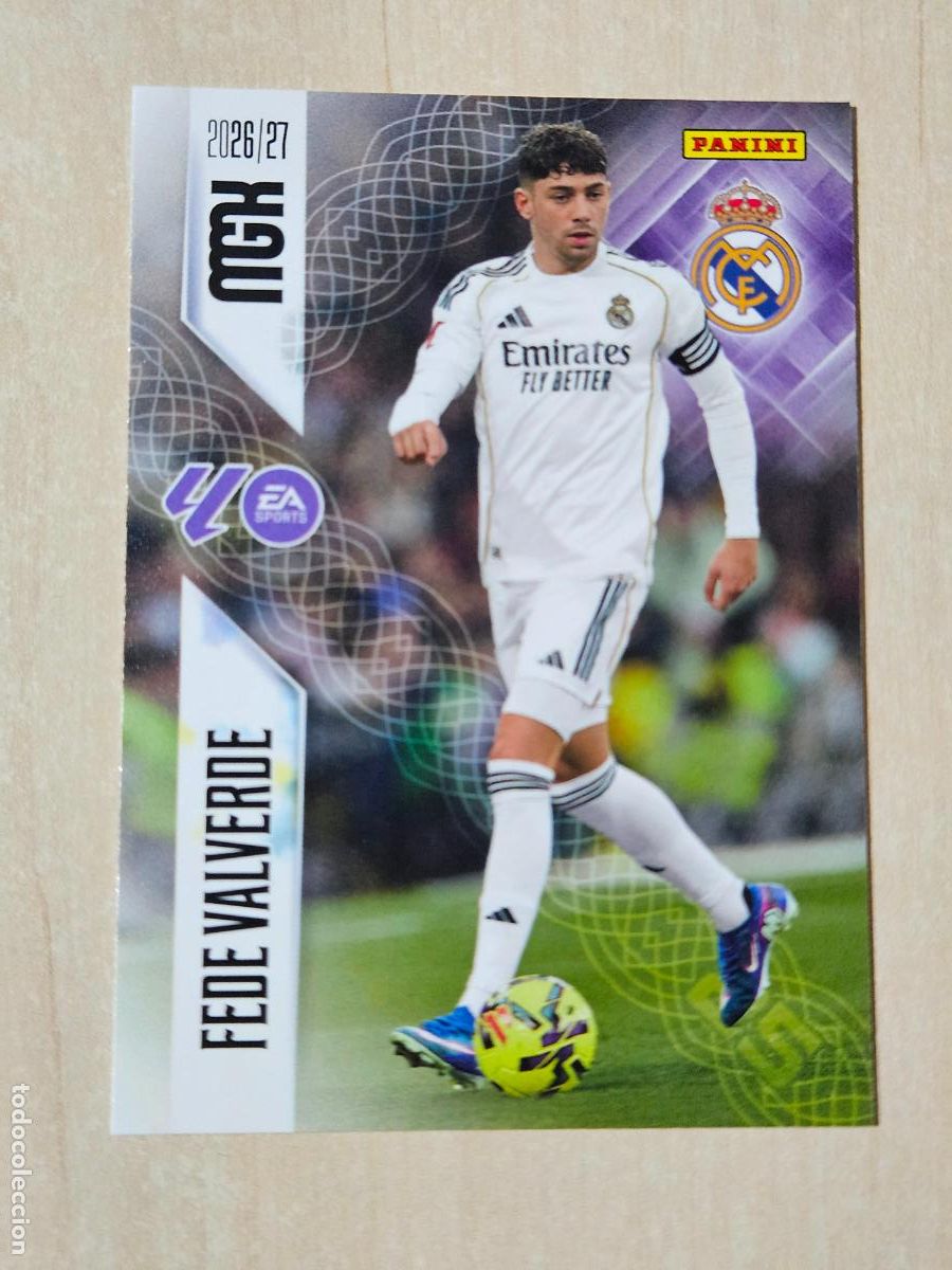 Cromos de f&uacute;tbol: CROMO N&ordm; 226 FEDE VALVERDE - MEGACRACKS 2026 27 - REAL MADRID