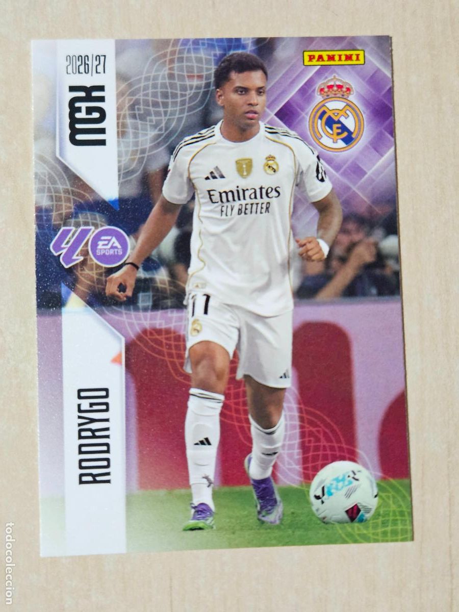 Cromos de f&uacute;tbol: CROMO N&ordm; 231 RODRYGO - MEGACRACKS 2026 27 - REAL MADRID
