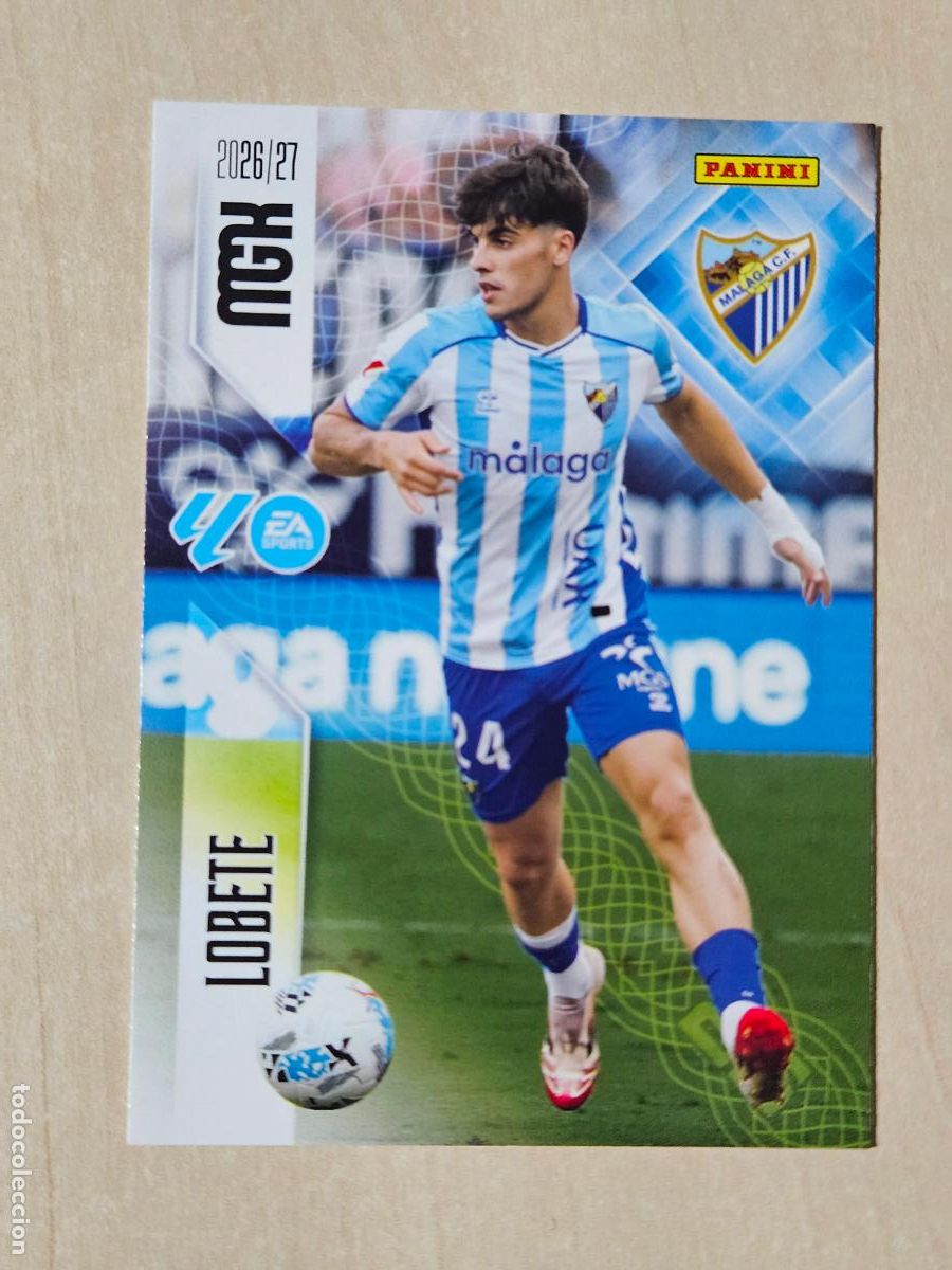 Cromos de Futebol: CROMO N&ordm; 249 LOBETE - MEGACRACKS 2026 27 - MALAGA