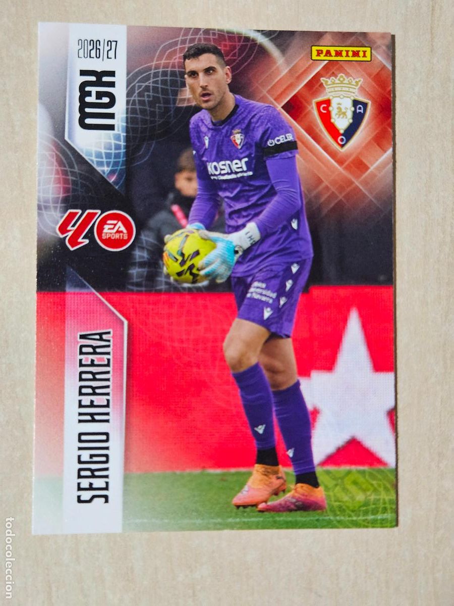 Cromos de Futebol: CROMO N&ordm; 254 SERGIO HERRERA - MEGACRACKS 2026 27 - OSASUNA