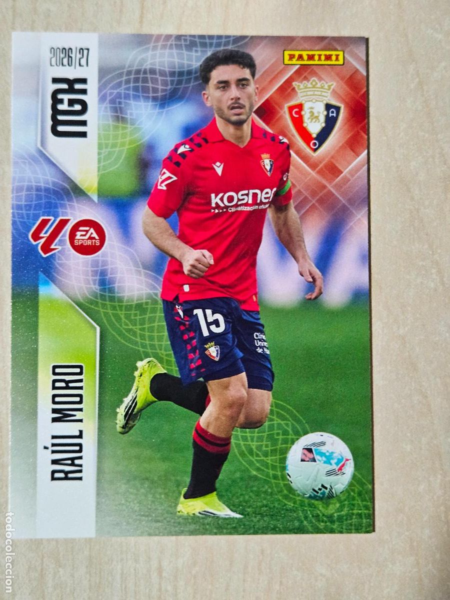Cromos de Futebol: CROMO N&ordm; 267 RAUL MORO - MEGACRACKS 2026 27 - OSASUNA