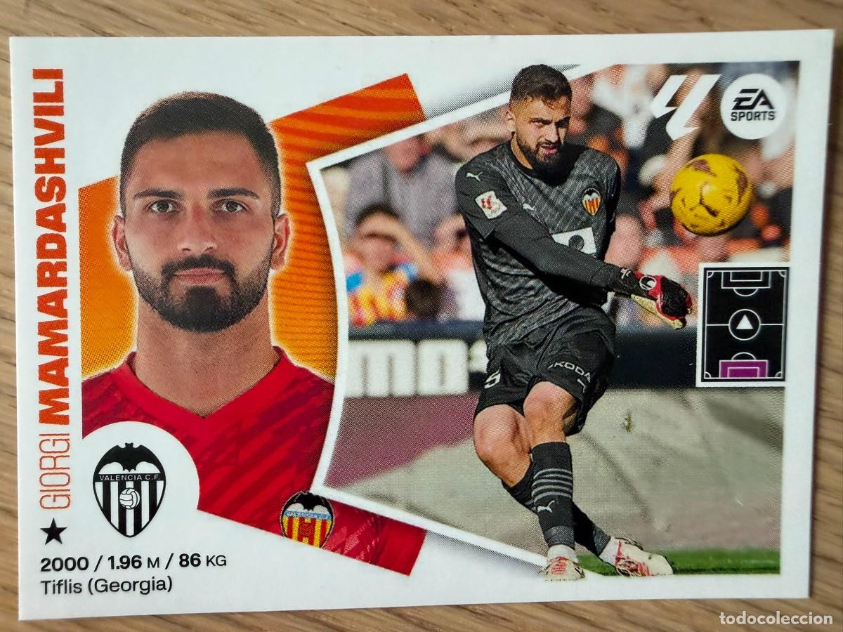 Cromos de Futebol: 3 MAMARDASHVILI VALENCIA 24 25 2024 2025 LIGA EA SPORTS COLECCIONES ESTE SIN PEGAR STICKER